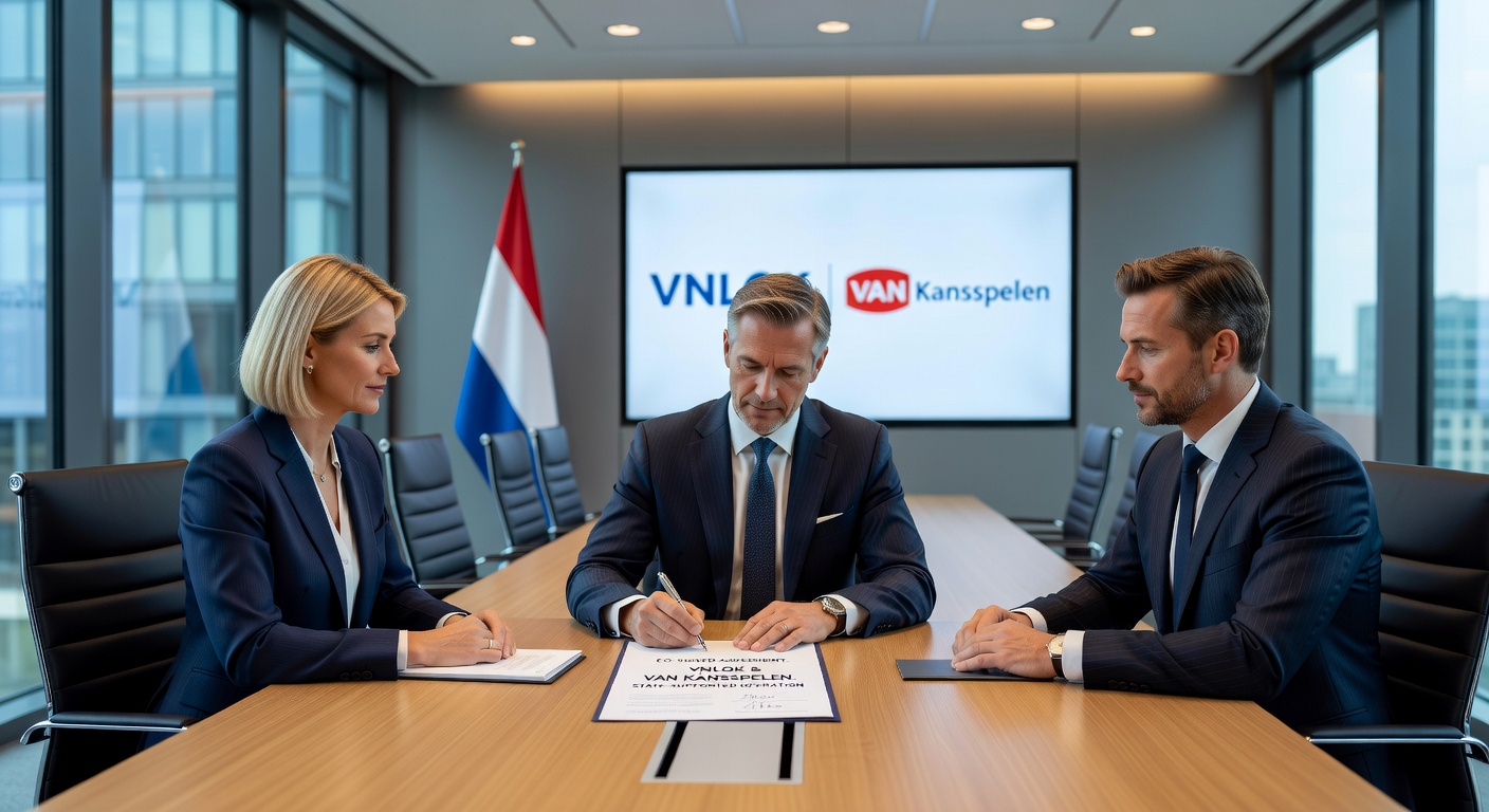 Grafiek met dalende belastingopbrengsten en stijgende illegale gokactiviteiten in Nederland, gebaseerd op KSA-data uit 2025